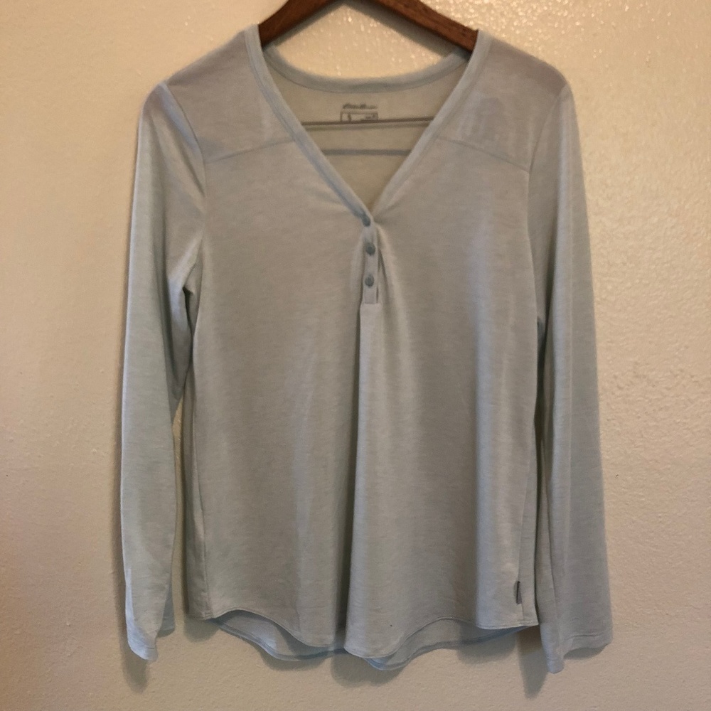 Women's Eddie Bauer Tri-Button Travex Long Sleeve